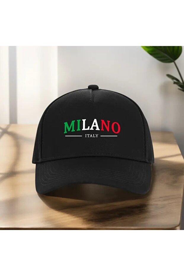قبعة ميلانو المطبوعة ذات المشبك - 1