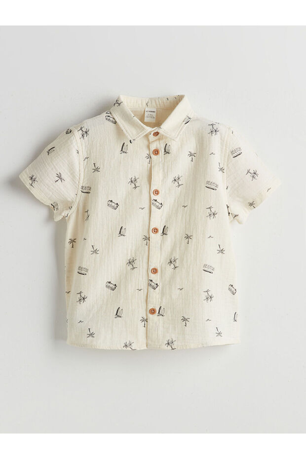 LCW Kids Short Sleeve Boy's Shirt