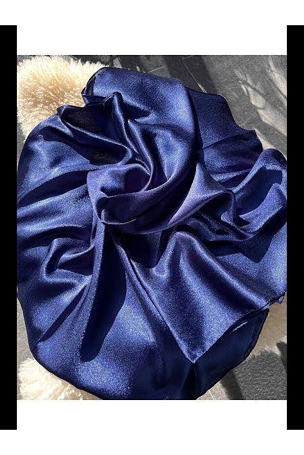 Janjan Trend Shiny Satin Textured Evening Dress Chiffon Sparkle Shawl 185 X 70