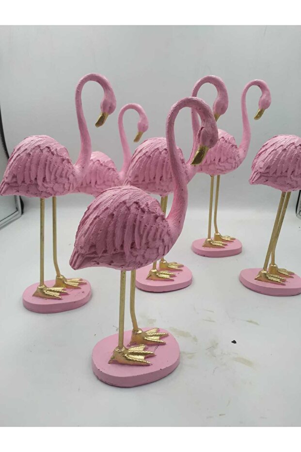 Polyester ikili flemingo dekor - 4