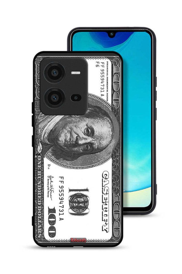 غطاء حماية لهاتف Vivo V25 5G بنقشة الدولار