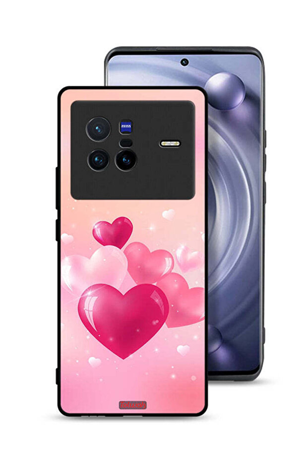 Vivo X80 Protective Case Cover Beautiful Hearts Art