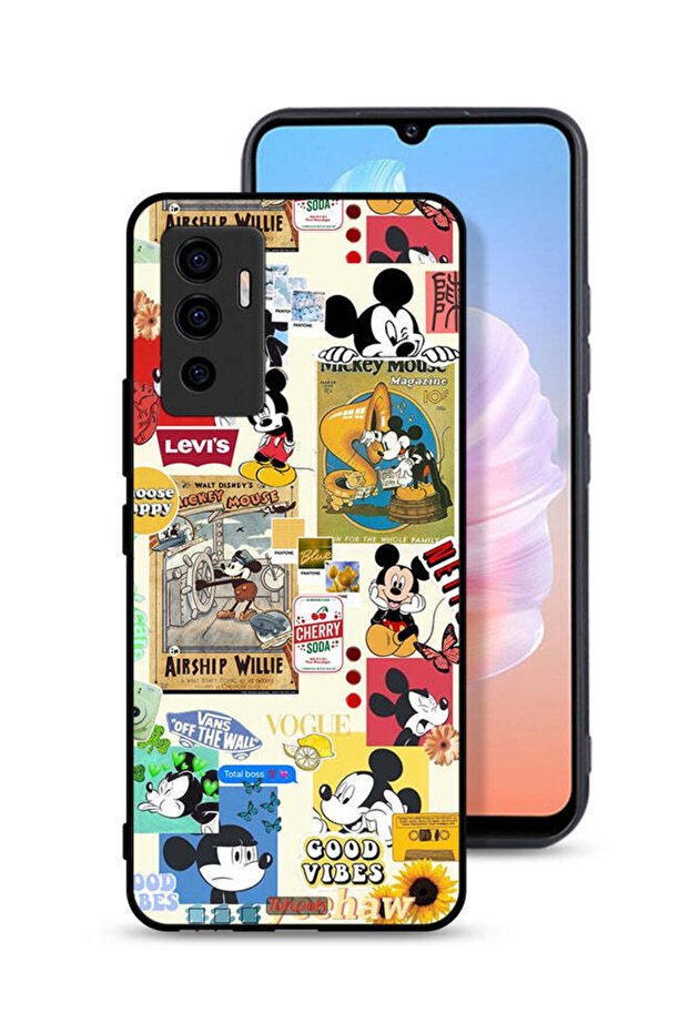 Vivo V23e Protective Case Cover Chose Happy And Stickers