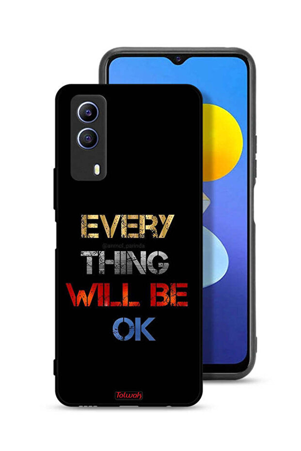 غطاء حماية لجهاز Vivo T1x كل شيء سيكون على ما يرام