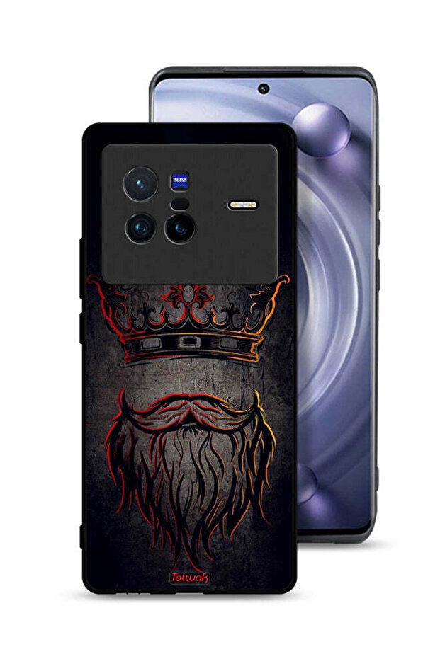 غطاء حماية لهاتف Vivo X80 بتصميم ملكي