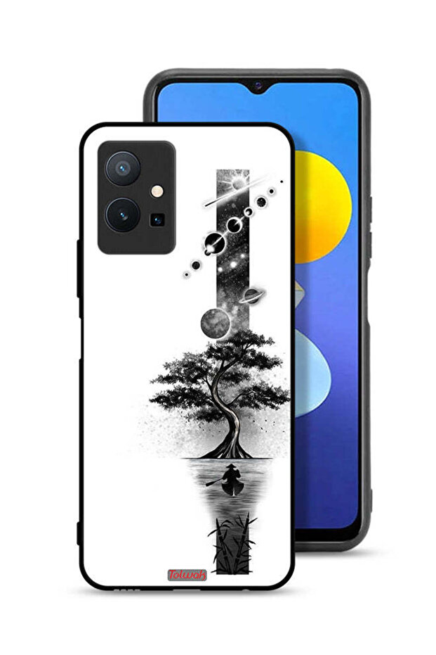 Vivo Y75 5G Protective Case Cover Earth Space Art