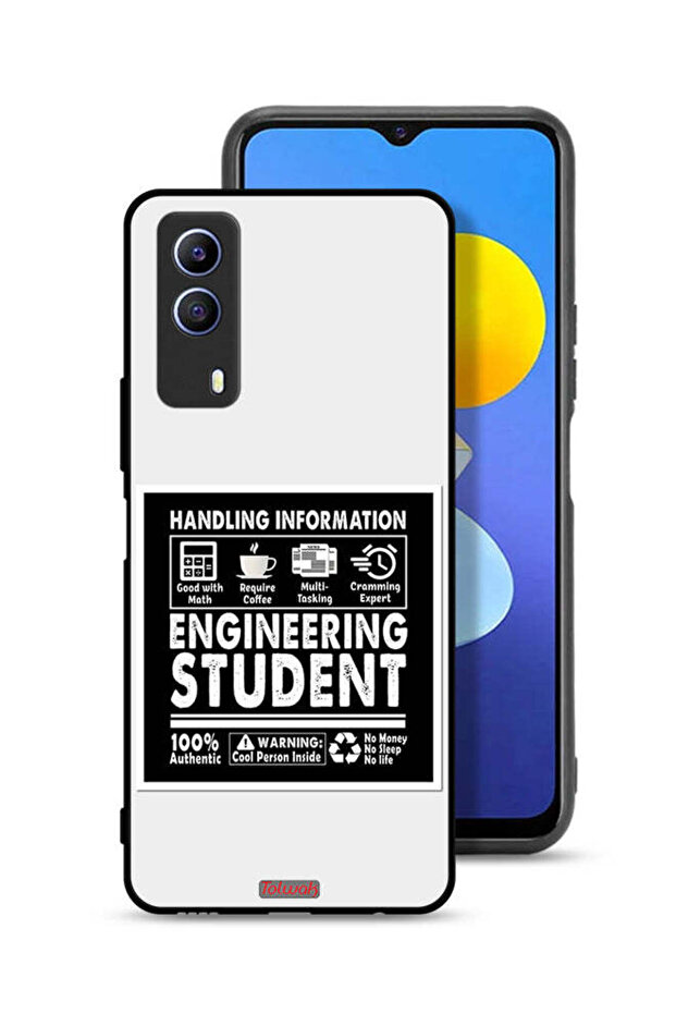 غطاء حماية لهاتف Vivo T1x، ملصق طالب هندسة
