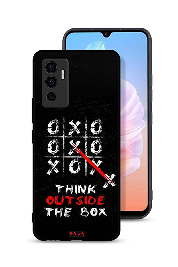 غطاء حماية لهاتف Vivo V23e - فكر خارج الصندوق