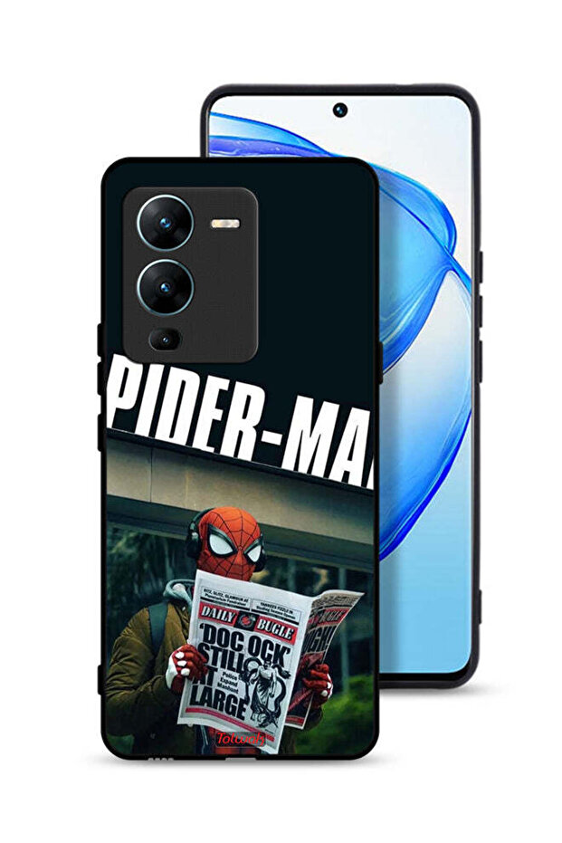 Vivo V25 Pro 5G Protective Case Cover Spiderman Reading Newspaper
