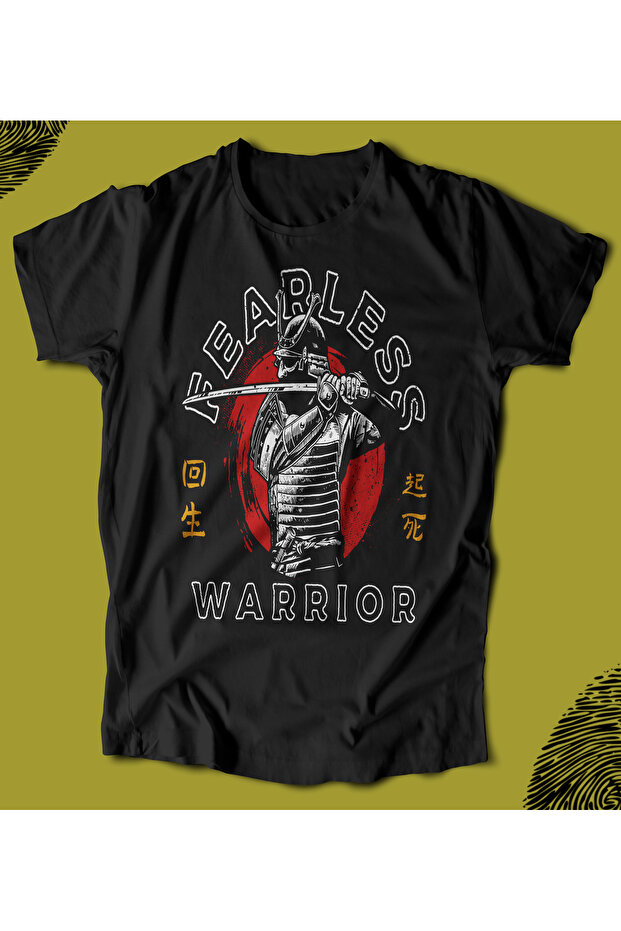 Bu T-Shirt'Japanese - Samurai Warrior' Regular-Fit' Unisex T-Shirt