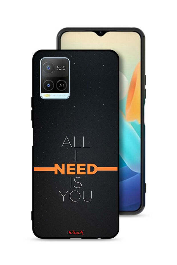 غطاء حماية لهاتف Vivo Y21 كل ما أحتاجه هو أنت