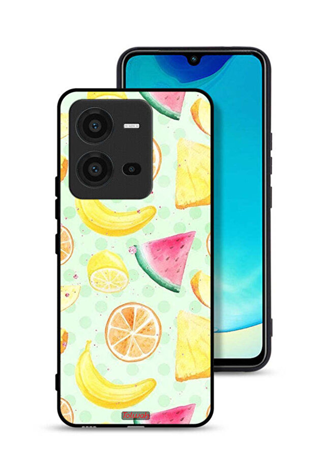 Vivo V25 5G Protective Case Cover Fruits Watercolor Art