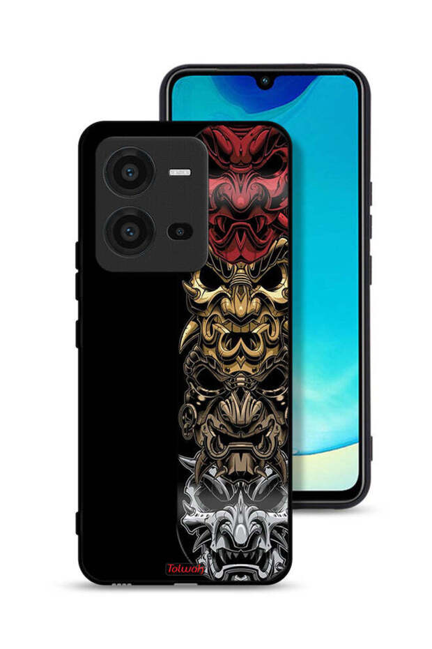 Vivo V25 5G Protective Case Cover Heads Art