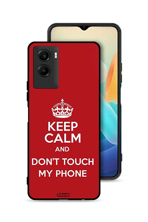 Vivo Y55s 5G (2021) Protective Case Cover Keep Calm And Dont Touch My Phone