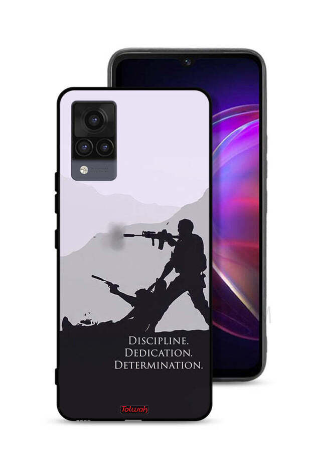 Vivo V21 Protective Case Cover Discipline Dedication Determination