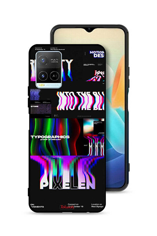 غطاء حماية بتصميم متحرك لهاتف Vivo Y21