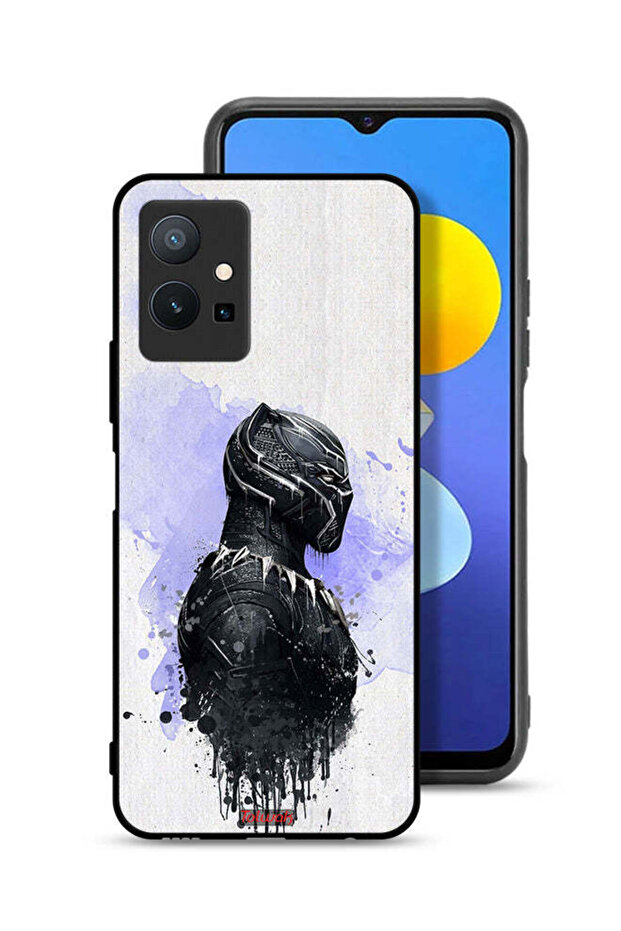 غطاء حماية لهاتف Vivo Y75 5G بتصميم النمر الأسود