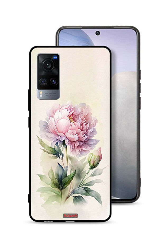 Vivo X60 Protective Case Cover Watercolor Rose Paint Art