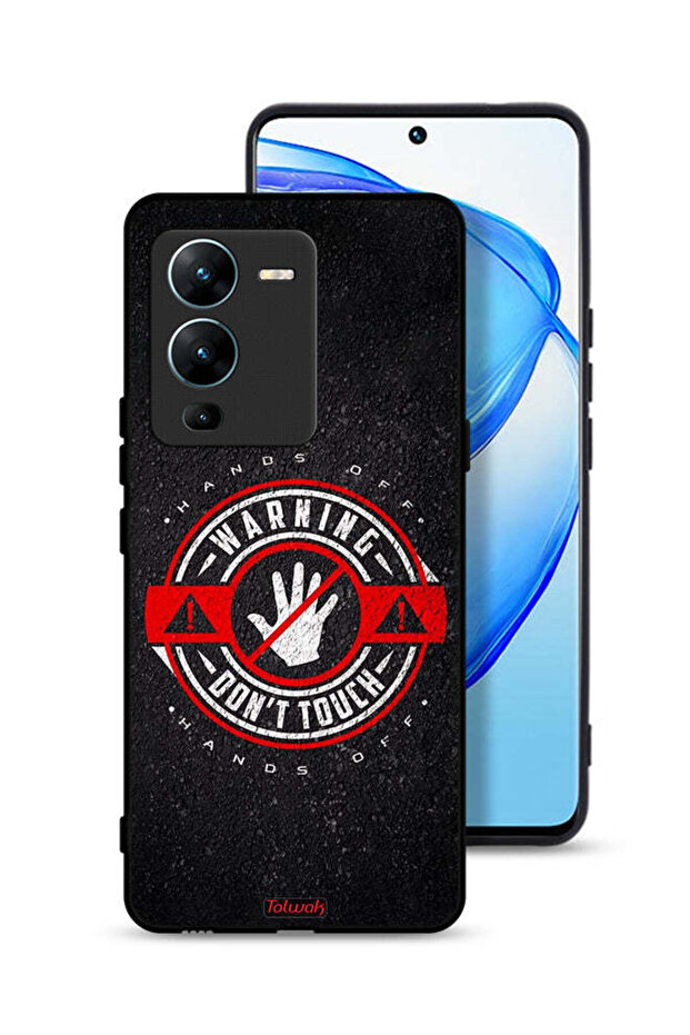 Vivo V25 Pro 5G Protective Case Cover Warning Do Not Touch
