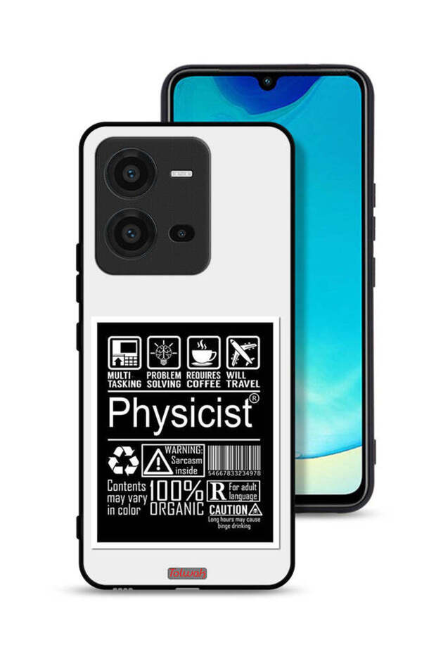 غطاء حماية لهاتف Vivo V25 5G بملصق فيزيائي
