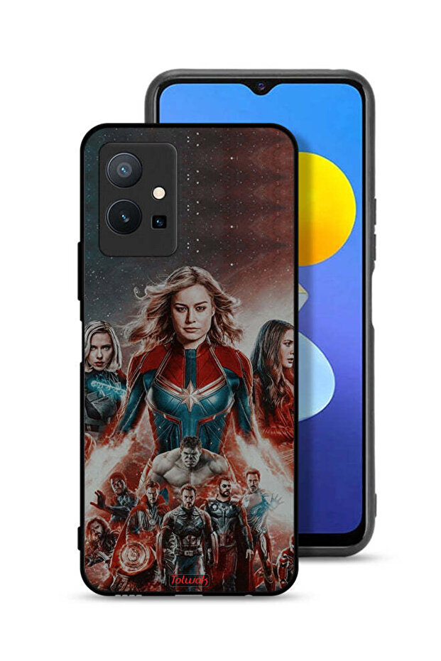 غطاء حماية لجهاز Vivo T1 5G بتصميم Avengers