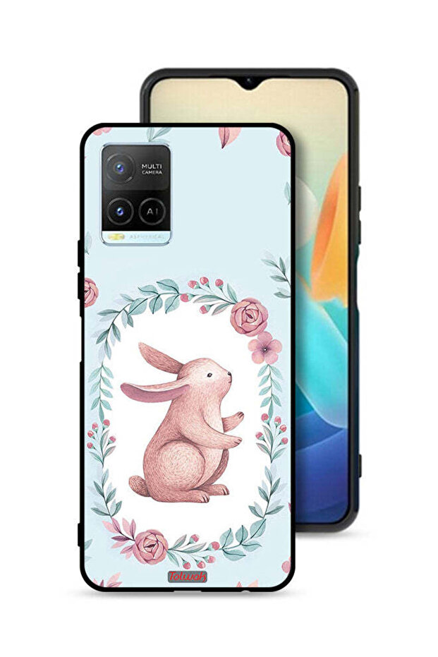 غطاء حماية لهاتف Vivo Y32 على شكل أرنب
