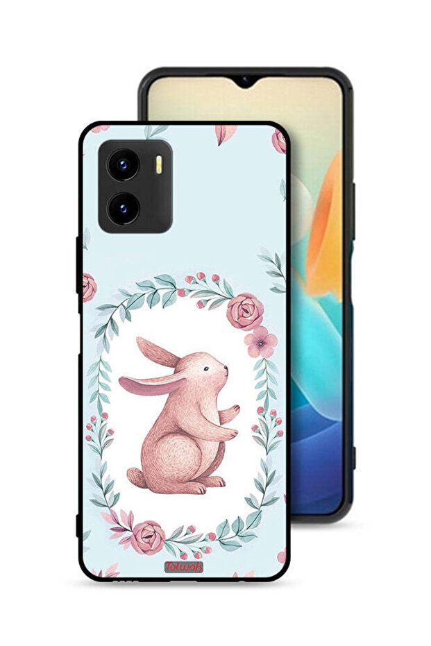 غطاء حماية لهاتف Vivo Y15s على شكل أرنب