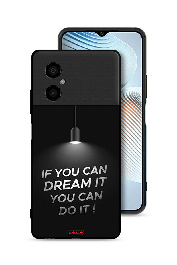 Xiaomi Poco M4 5G Protective Case Cover If You Can Dream It You Can Do It