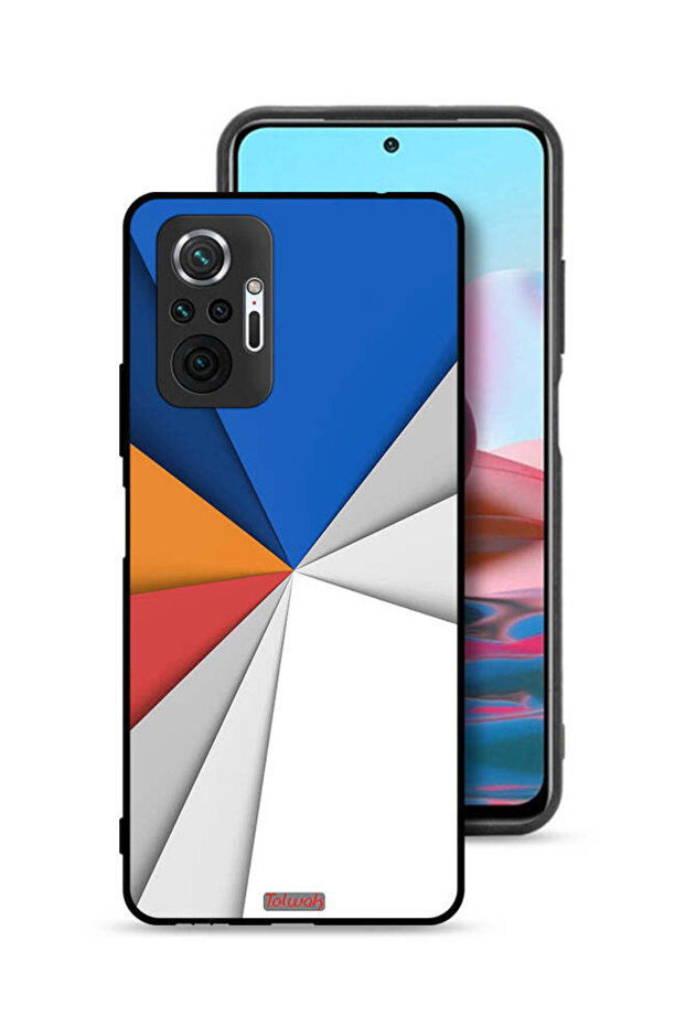 غطاء حماية لهاتف Xiaomi Redmi Note 10 Pro 4G مصنوع من مادة مطابقة للفن التجريدي
