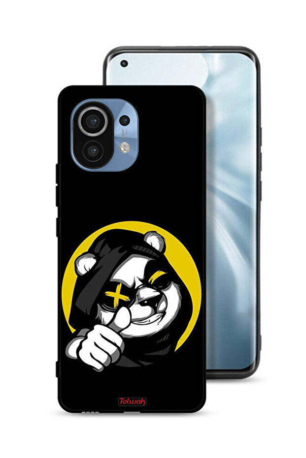غطاء حماية لهاتف Xiaomi Mi 11 بتصميم قطة مارشميلو لطيفة