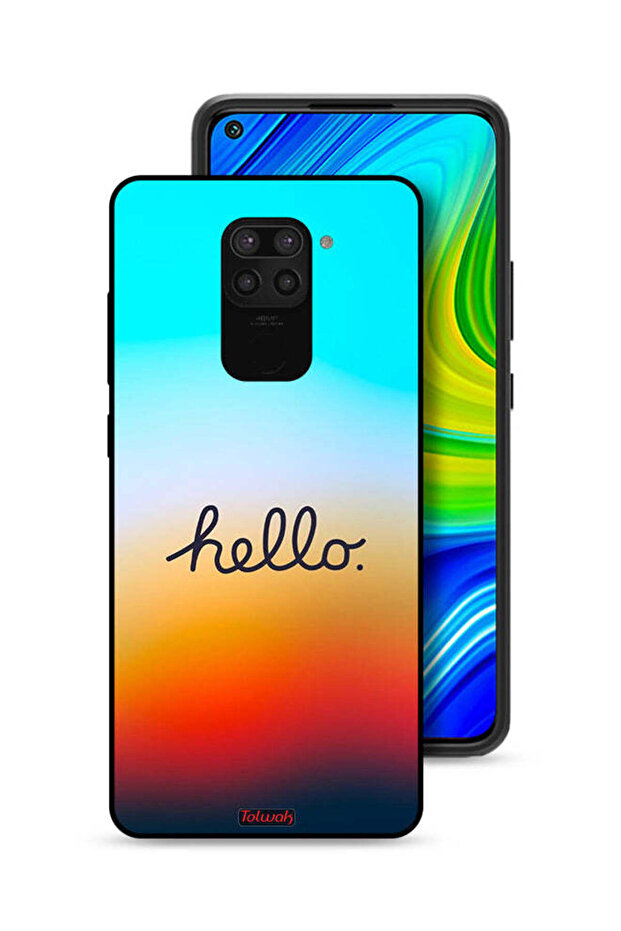 Xiaomi Redmi Note 9 Protective Case Cover Hello