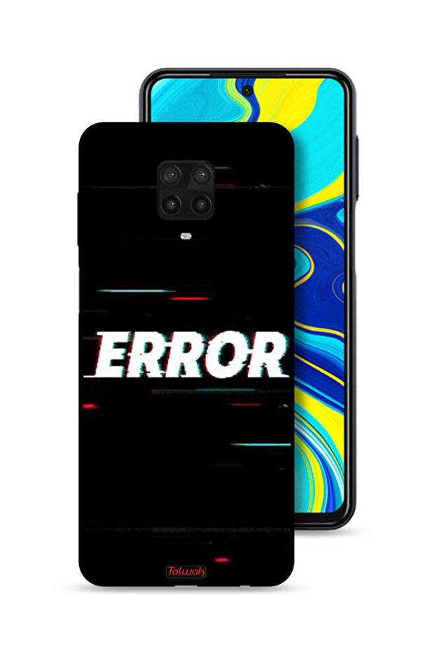 غطاء حماية لهاتف Xiaomi Redmi Note 9 Pro - خطأ