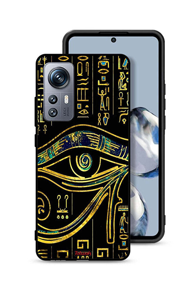 غطاء حماية لهاتف Xiaomi 12S بتصميم عين فنية