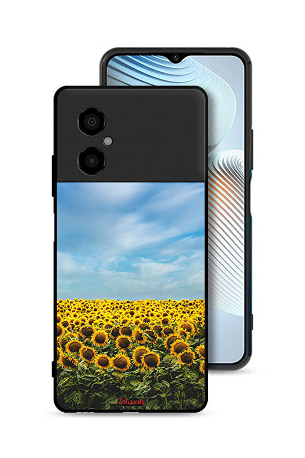 Xiaomi Poco M4 5G Protective Case Cover Sunflowers Under The Sky