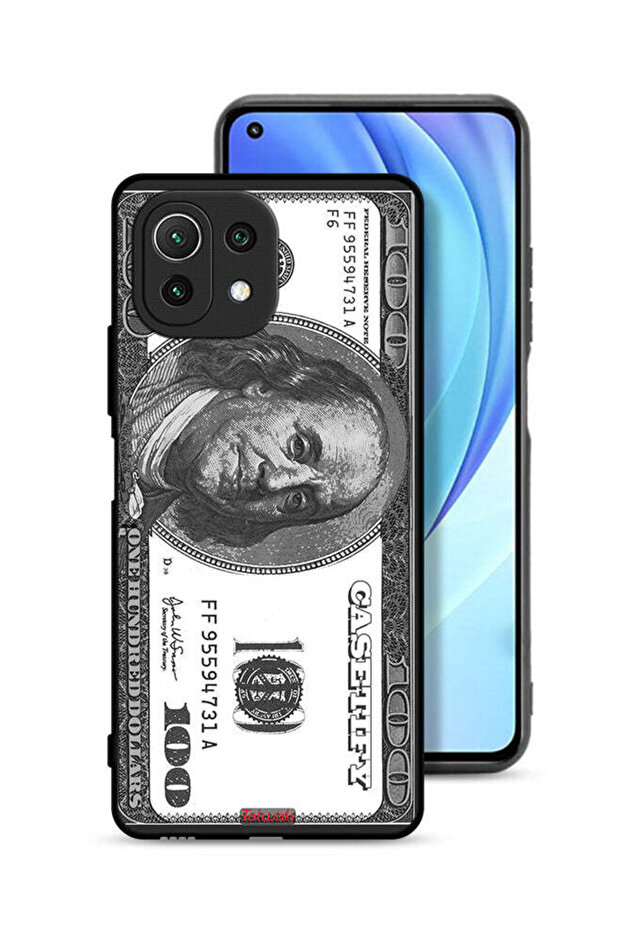 غطاء حماية لهاتف شاومي مي 11 لايت بنقشة الدولار - 1