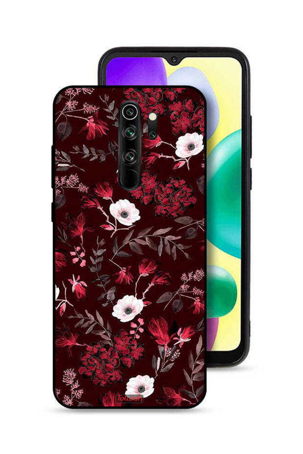 Xiaomi Redmi Note 8 Pro Protective Case Cover Small Flowers And Tropical Leaves