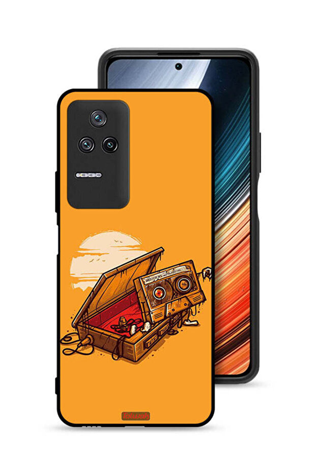 Xiaomi Poco F4 Protective Case Cover Cassette And Tape Art