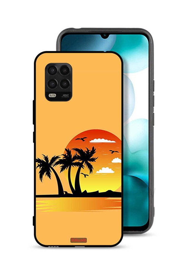 Xiaomi Mi 10 Lite 5G Protective Case Cover Drawing Abstract Design