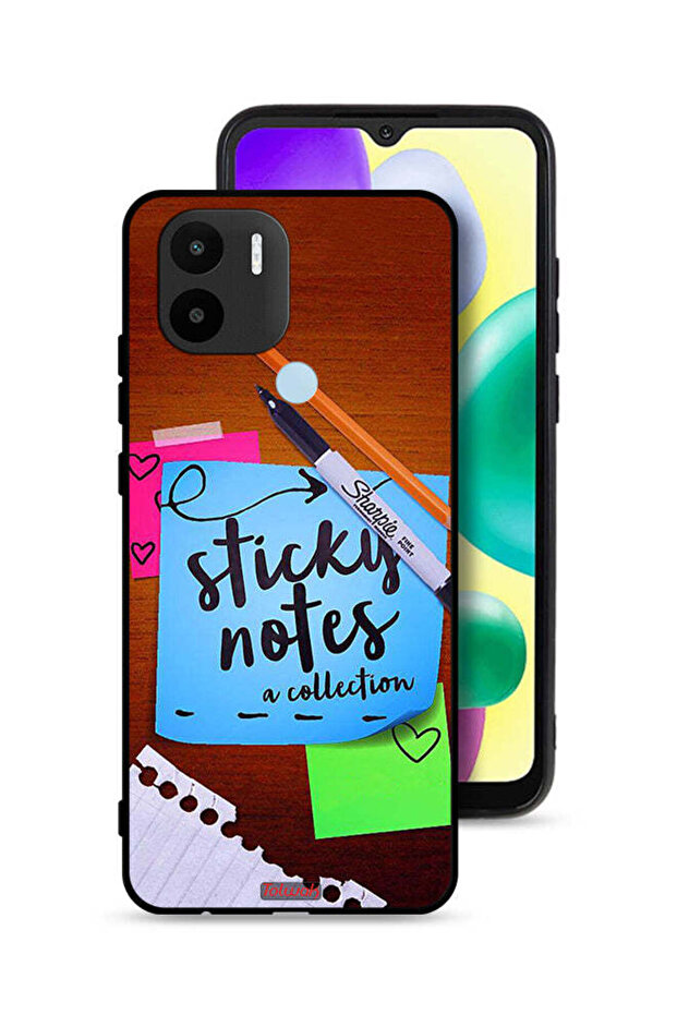 Xiaomi Redmi A1 Plus Protective Case Cover Sticky Notes