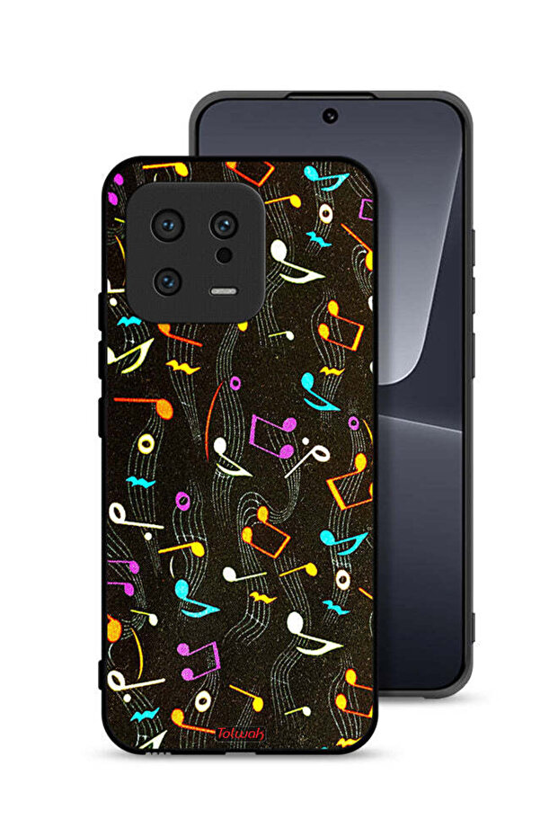 Xiaomi 13 Protective Case Cover Music Fabric Pattern