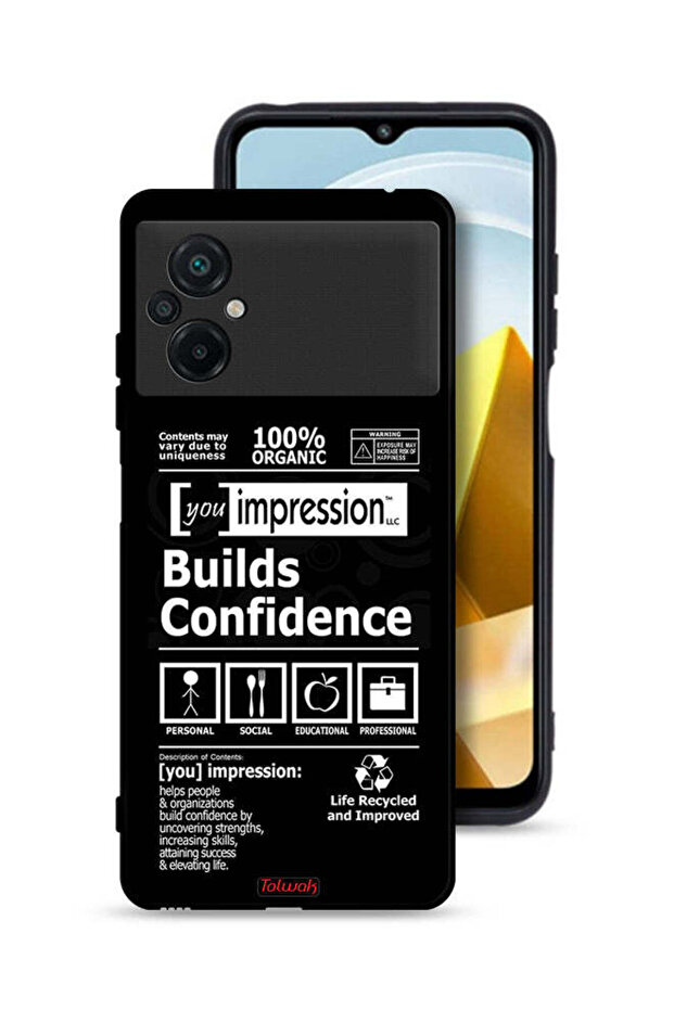 Xiaomi Poco M5 4G Protective Case Cover Builds Confidence Sticker
