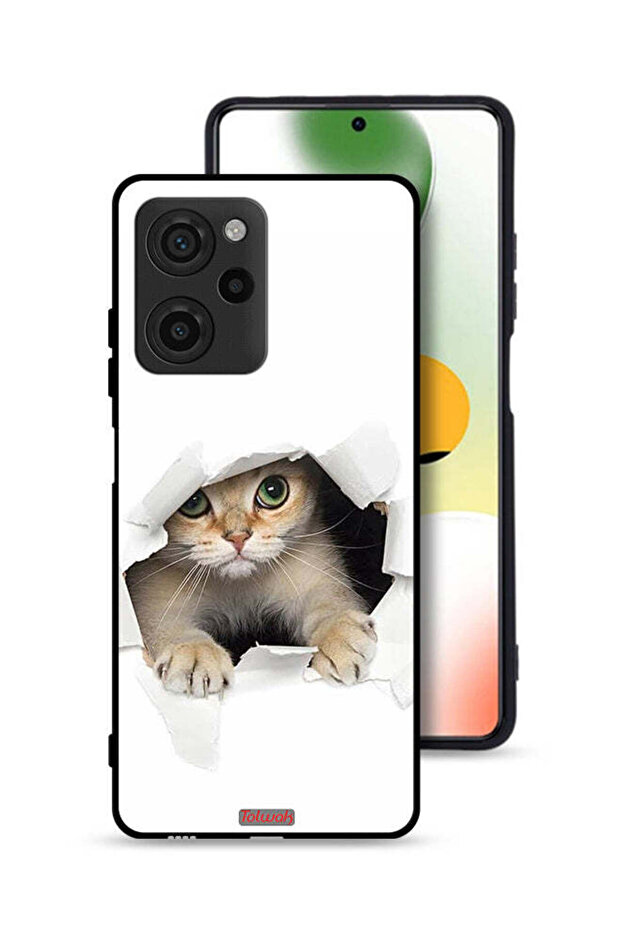 غطاء حماية لهاتف Xiaomi Poco X5 Pro بتصميم قطة