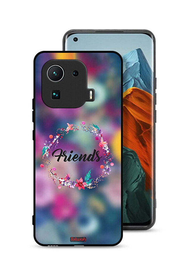 Xiaomi Mi 11 Pro Protective Case Cover Friends In Flowers Ring Art