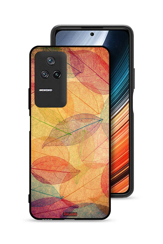 Xiaomi Poco F4 Protective Case Cover Leaves Abstract Digital Art