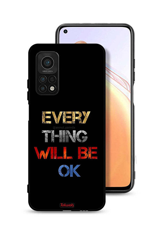 غطاء حماية لهاتف Xiaomi Mi 10T Pro 5G كل شيء سيكون على ما يرام