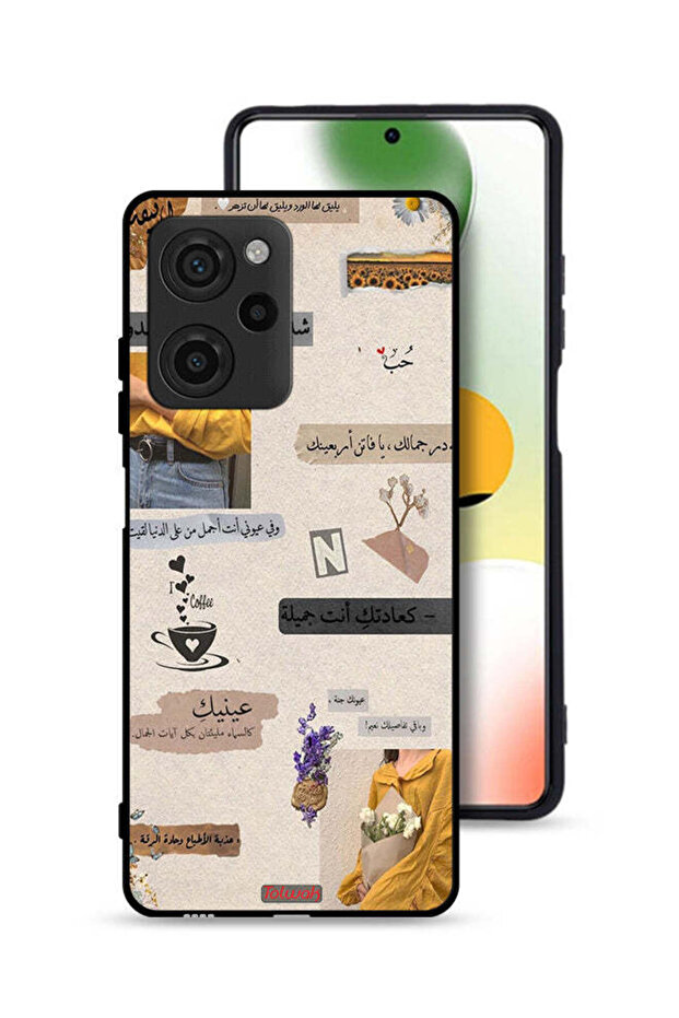 غطاء حماية لهاتف شاومي بوكو X5 برو بعبارات حب باللغة العربية