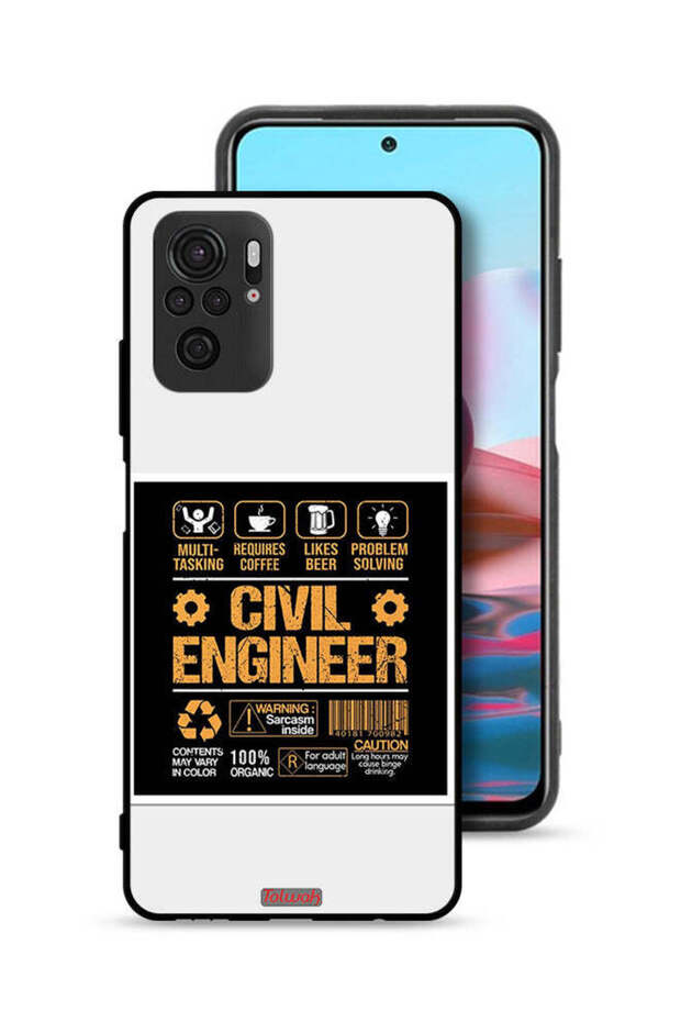 Xiaomi Redmi Note 10S Protective Case Cover Civil Engineer Sticker