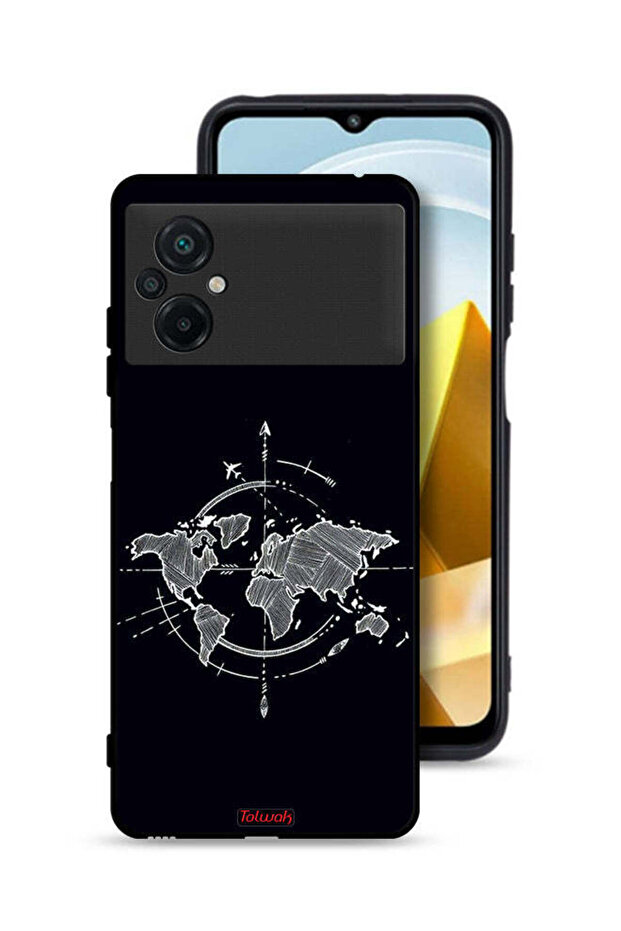 Xiaomi Poco M5 4G Protective Case Cover Compass Art
