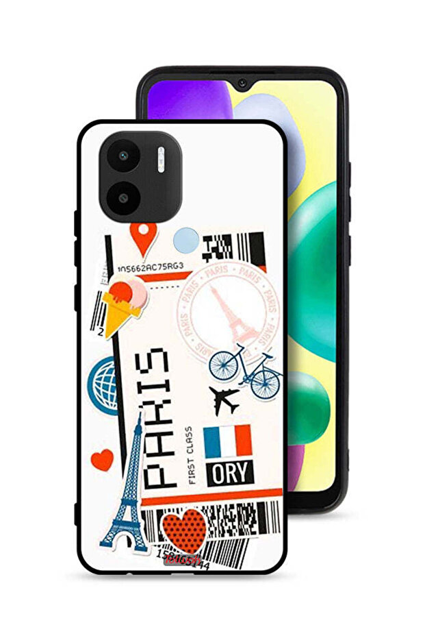 غطاء حماية لهاتف Xiaomi Redmi A1 Plus - ملصق باريس