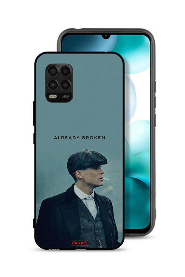 غطاء حماية لهاتف Xiaomi Mi 10 Lite 5G مكسور بالفعل